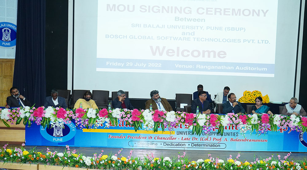Go out difficult Preschool Sri Balaji University, Pune and Bosch Global Software Technologies sign MoU  to Collaborate on Curriculum Design -